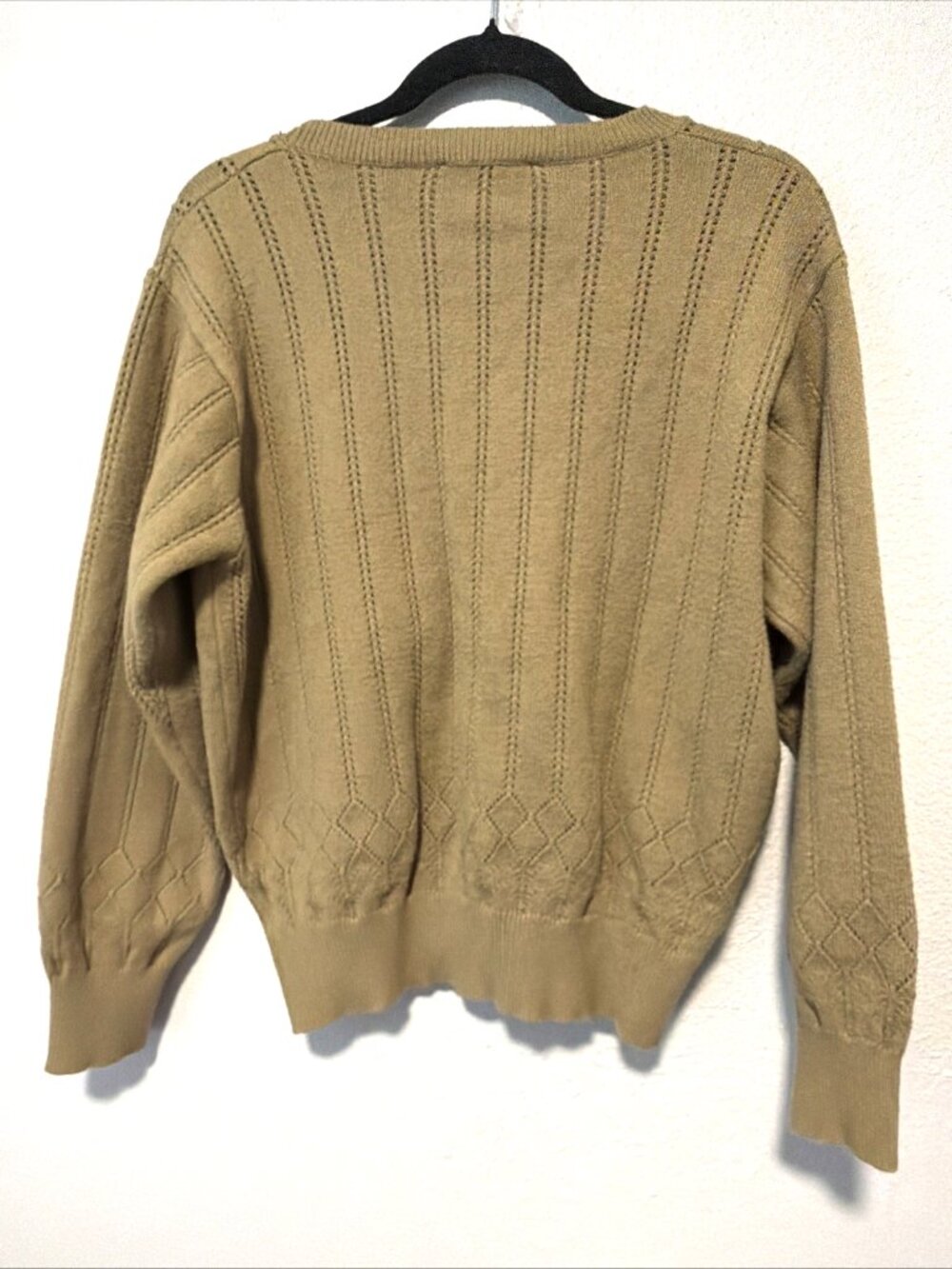 Simple Retro Womens L Olive Floral Embroidered Cardigan Sweater Cottagecore - Picture 4 of 11